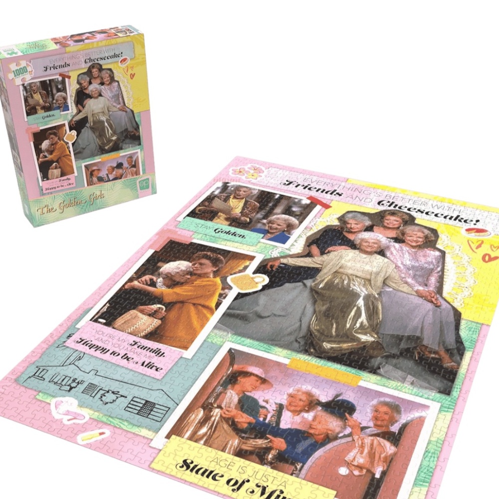 Golden Girls “Everything’s Better with Friends...” 1000 Piece Puzzle, NWT